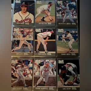 300+ Baseball Cards w/ Binder